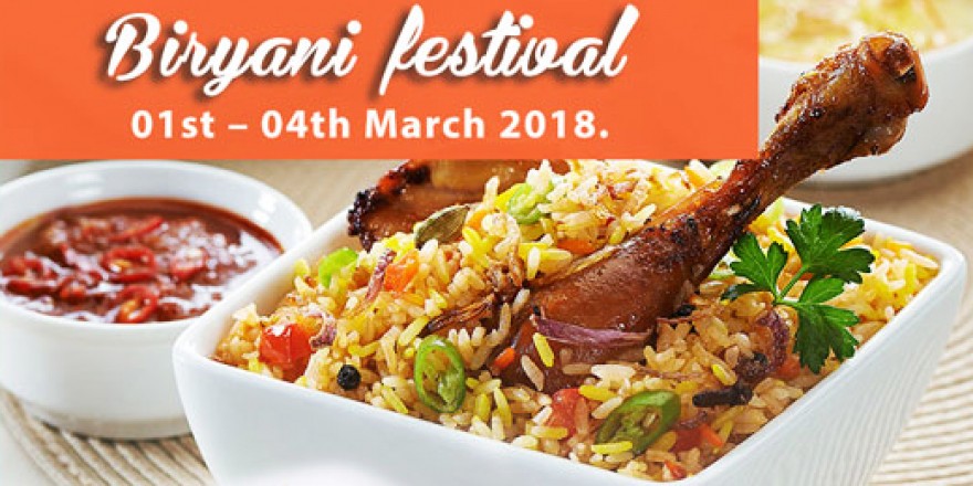 Biriyani-Festival-Summer-Hotel-Offers-Dining-Ramada-Neemrana-March-2018