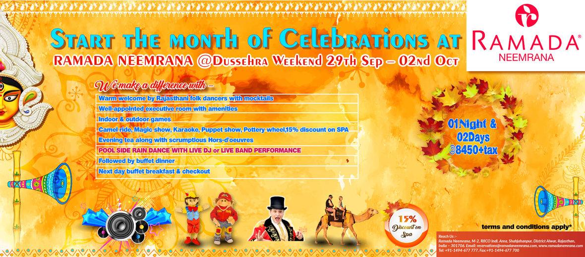 The-Long-Weekend-Dussehra-Package-2017-from-Ramada-Neemrana